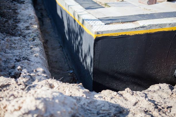 Residential Exterior Waterproofing installation at a Seymour, IN home by SJ Waterproofing Pros